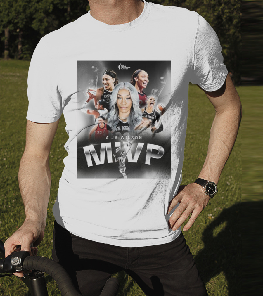 A'ja Wilson Las Vegas Aces WNBA MVP T-Shirt