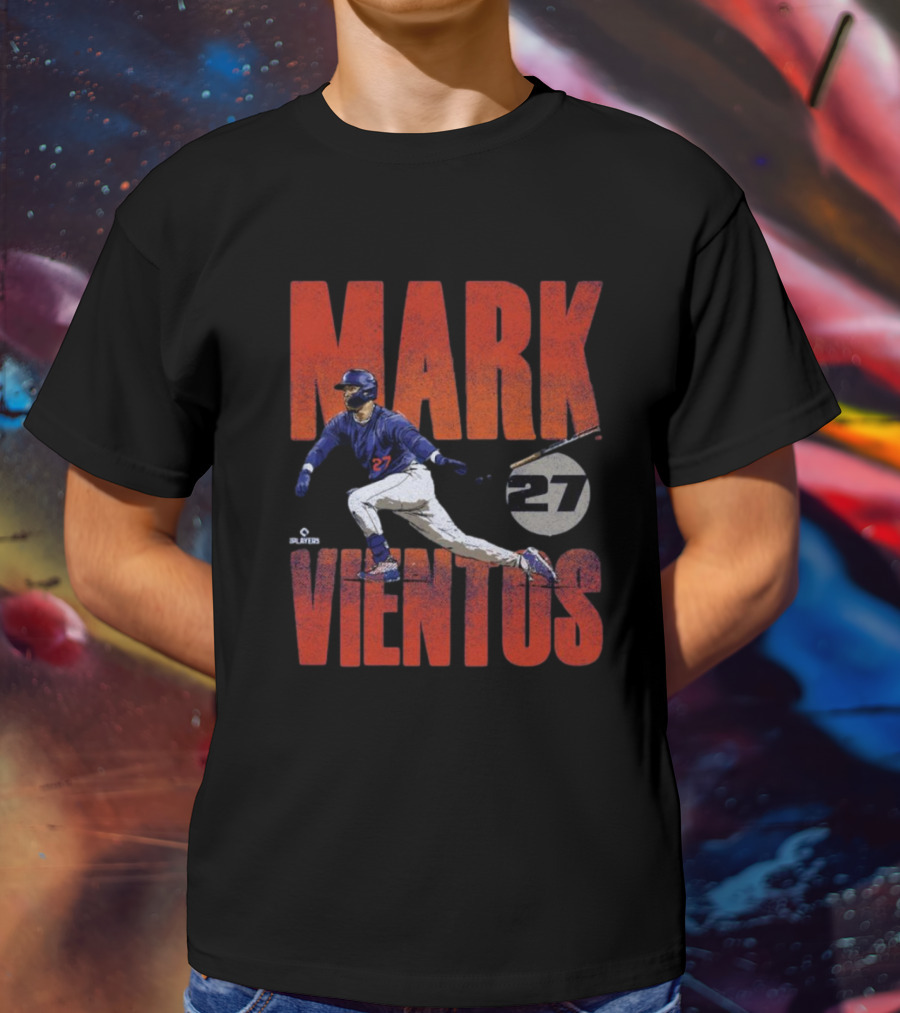 Mark Vientos 27 Action MLB New York Mets Bold Players T-Shirt