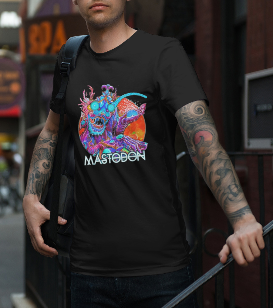 Mastodon Once More Round The Sun Colorful Creature T-Shirt