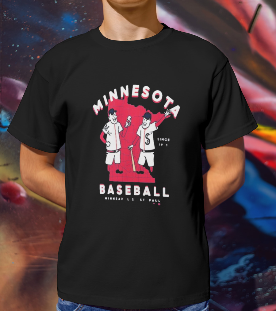 Minnesota Baseball Minneapolis St Paul Since 1901 Twins T-Shirt