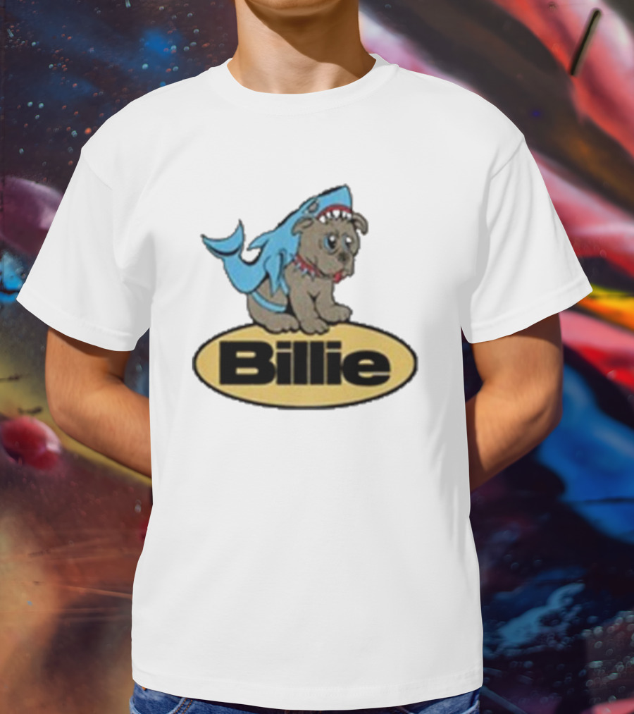 Billie Eilish Shark Puppy Raglan T-Shirt