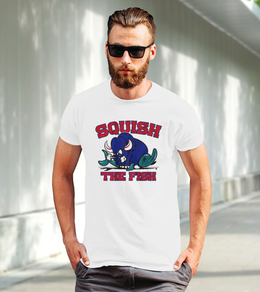 Buffalo Bills NFL Squish The Fish T-Shirt