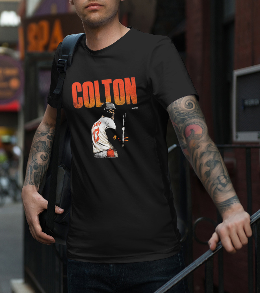 Colton Cowser Player 17 Baltimore Orioles MLB T-Shirt