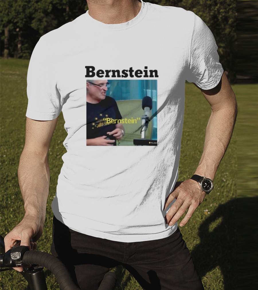 Bernstein Snarky Reply In Radio Studio Scene Featuring Microphone T-Shirt