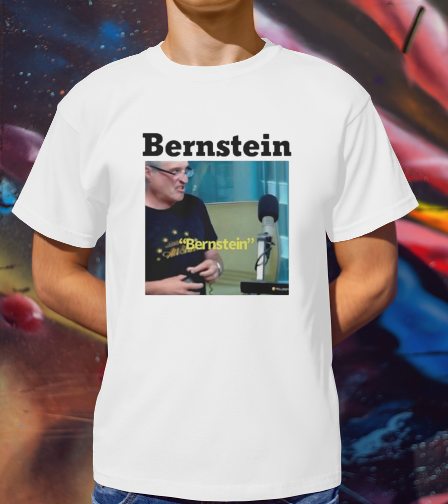 Bernstein Snarky Reply In Radio Studio Scene Featuring Microphone T-Shirt