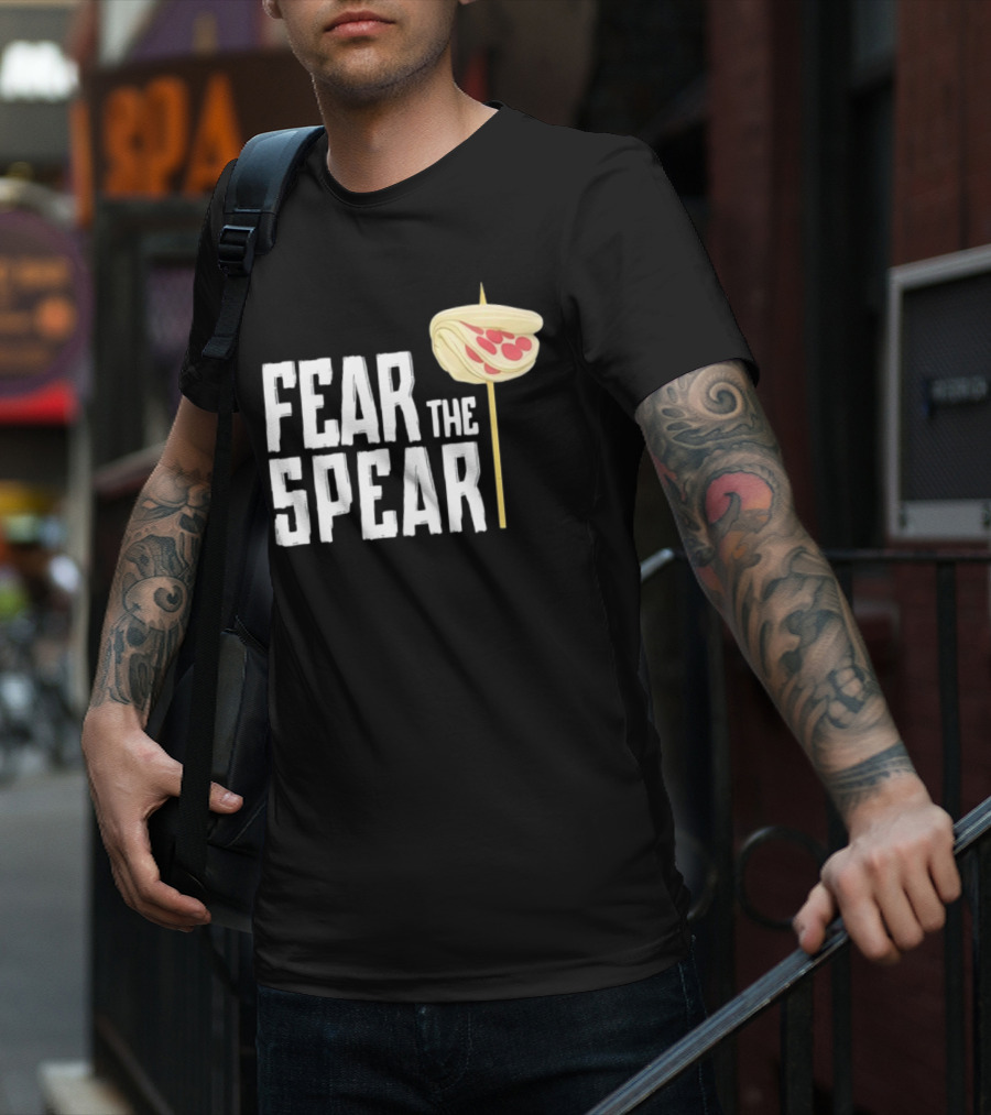 Detroit Tigers Fear The Spear Pizza T-Shirt