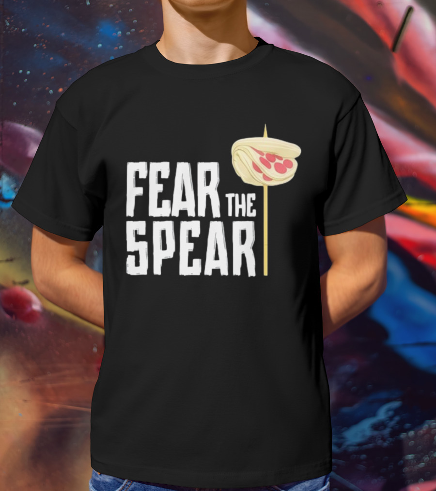 Detroit Tigers Fear The Spear Pizza T-Shirt