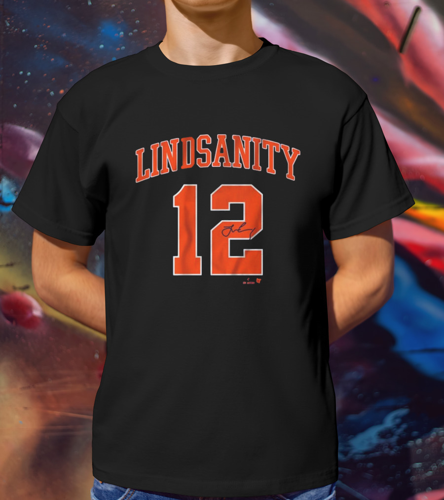 Francisco Lindor Lindsanity 12 Signature New York Mets MLB T-Shirt