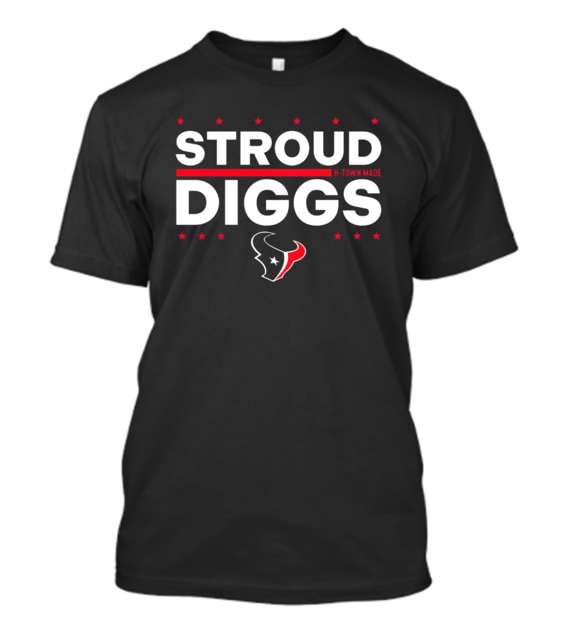 Stroud Diggs H-Town Made Houston Texans T-Shirt