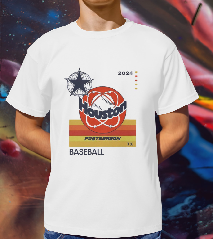 Houston TX Postseason Baseball October T-Shirt