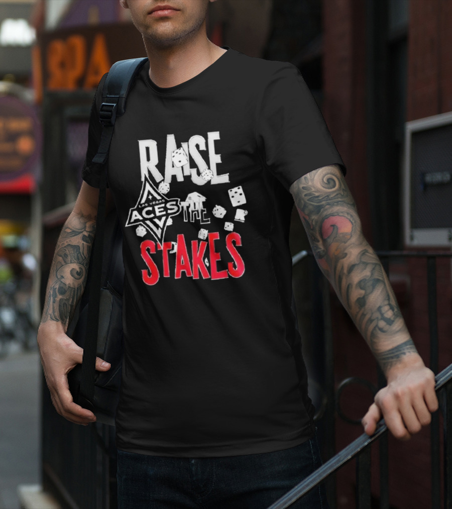 Las Vegas Aces Raise The Stakes Dice T-Shirt