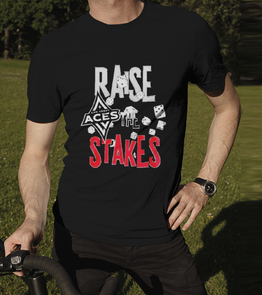 Las Vegas Aces Raise The Stakes Dice T-Shirt