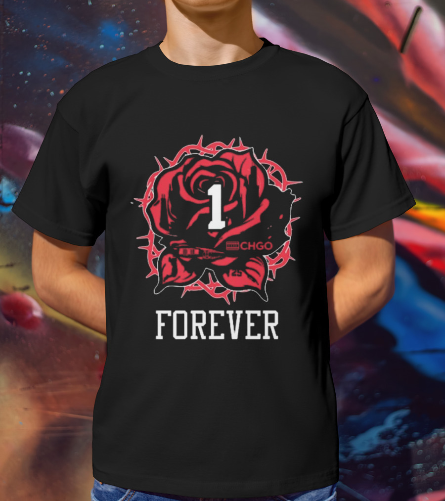 CHGO Chicago Bulls Rose 1 Forever T-Shirt