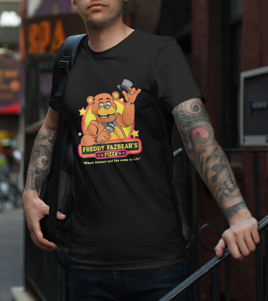 Freddy Fazbear’s Pizza Where Fantasy And Fun Come To Life Five Nights At Freddy’s T-Shirt