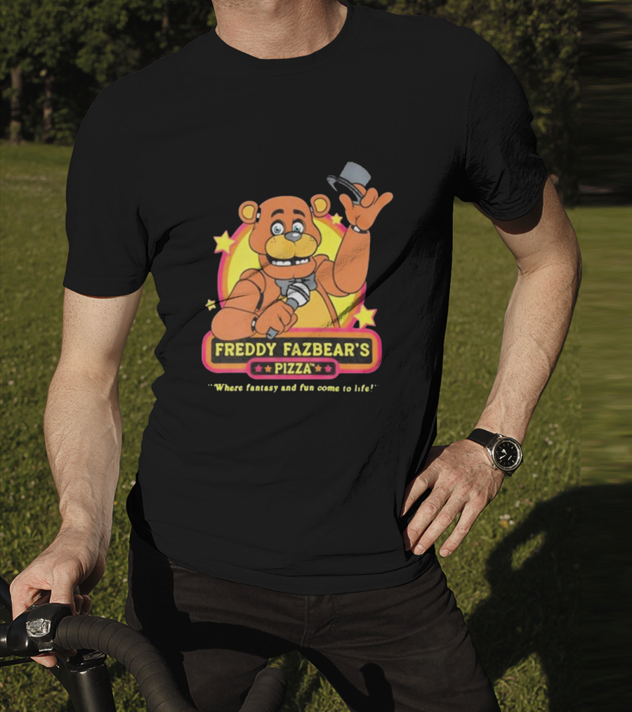 Freddy Fazbear’s Pizza Where Fantasy And Fun Come To Life Five Nights At Freddy’s T-Shirt