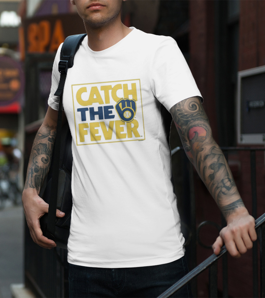 Catch The Fever MLB Milwaukee Brewers T-Shirt