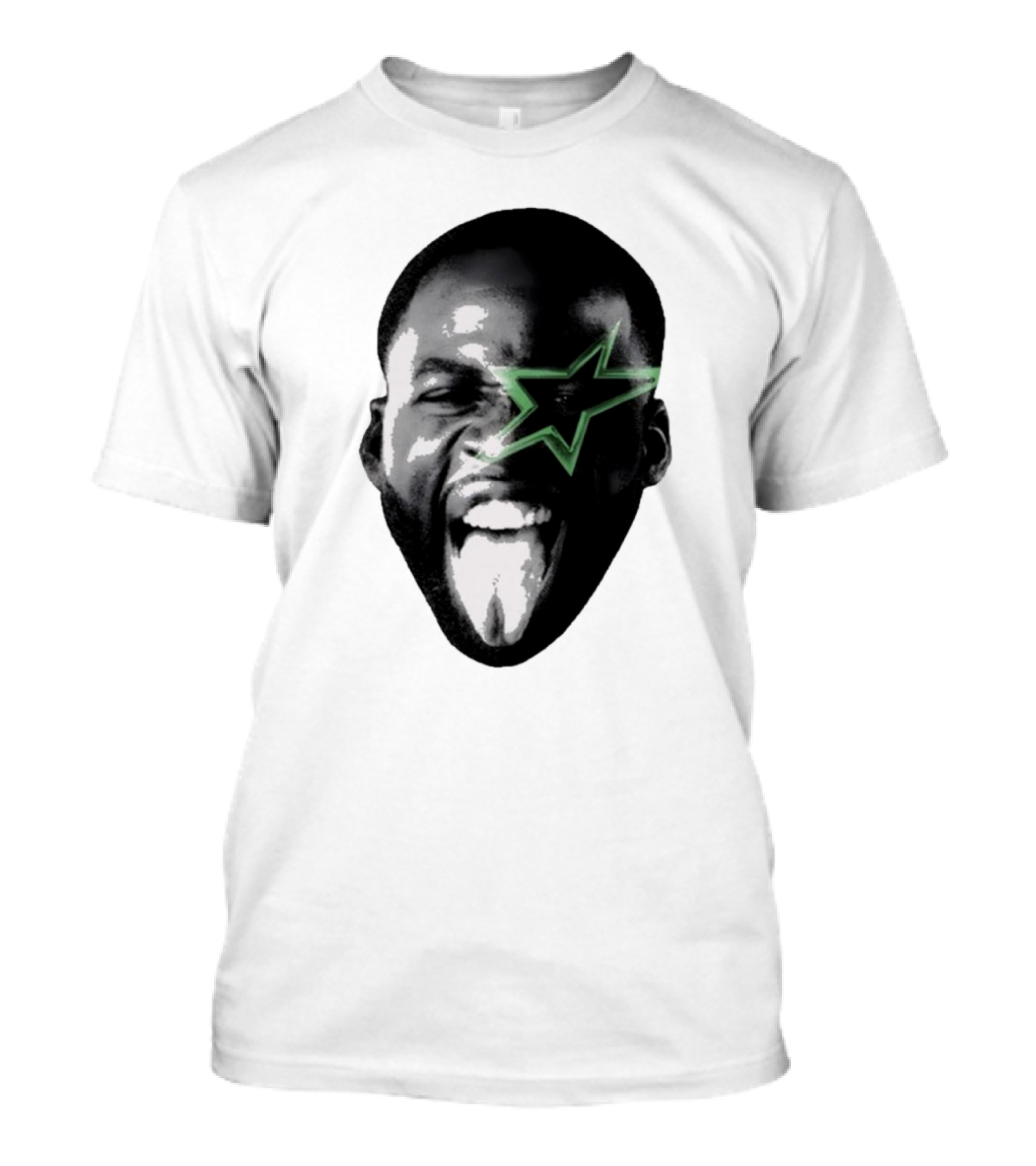 Money 23 Green Star Face T-Shirt