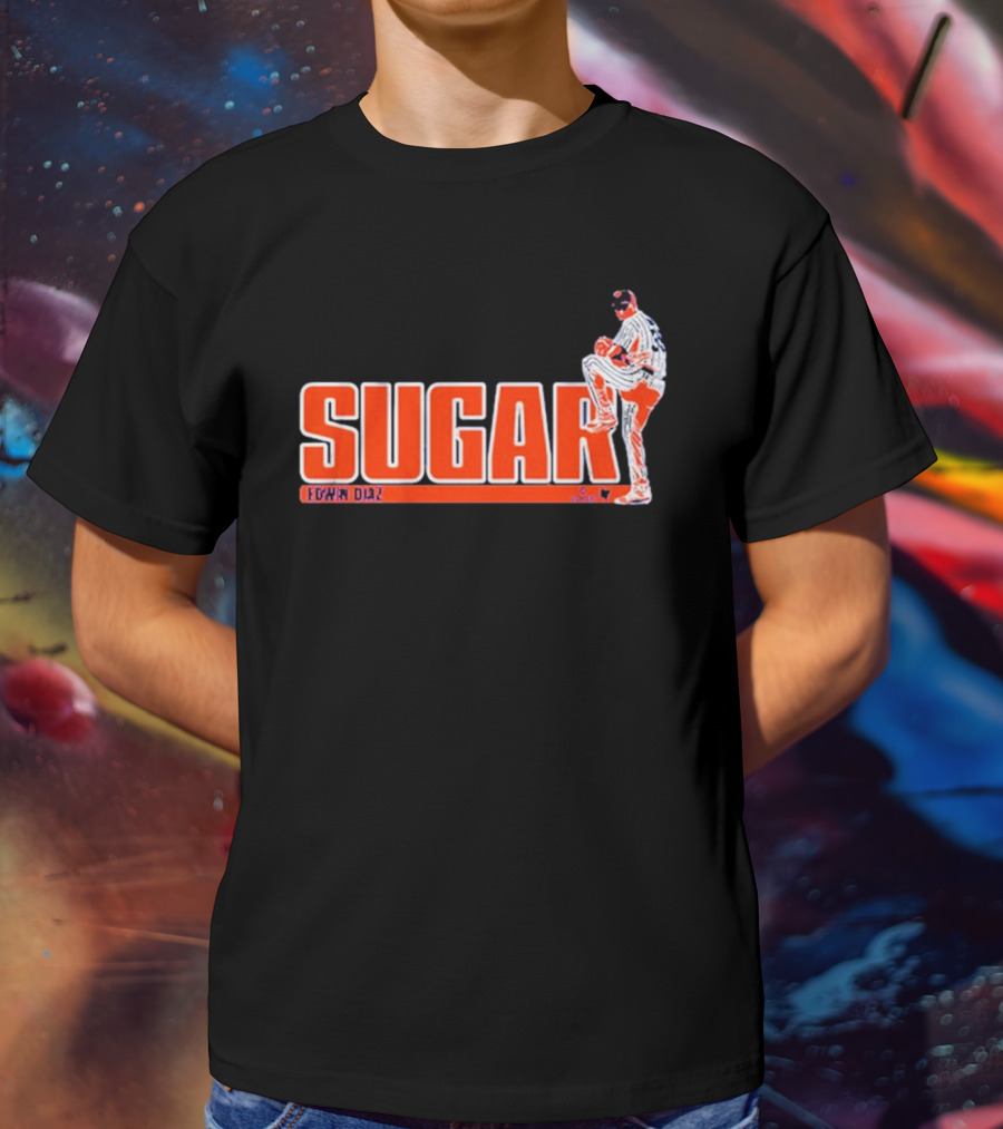 New York Mets Edwin Diaz Sugar Pitching Highlight T-Shirt