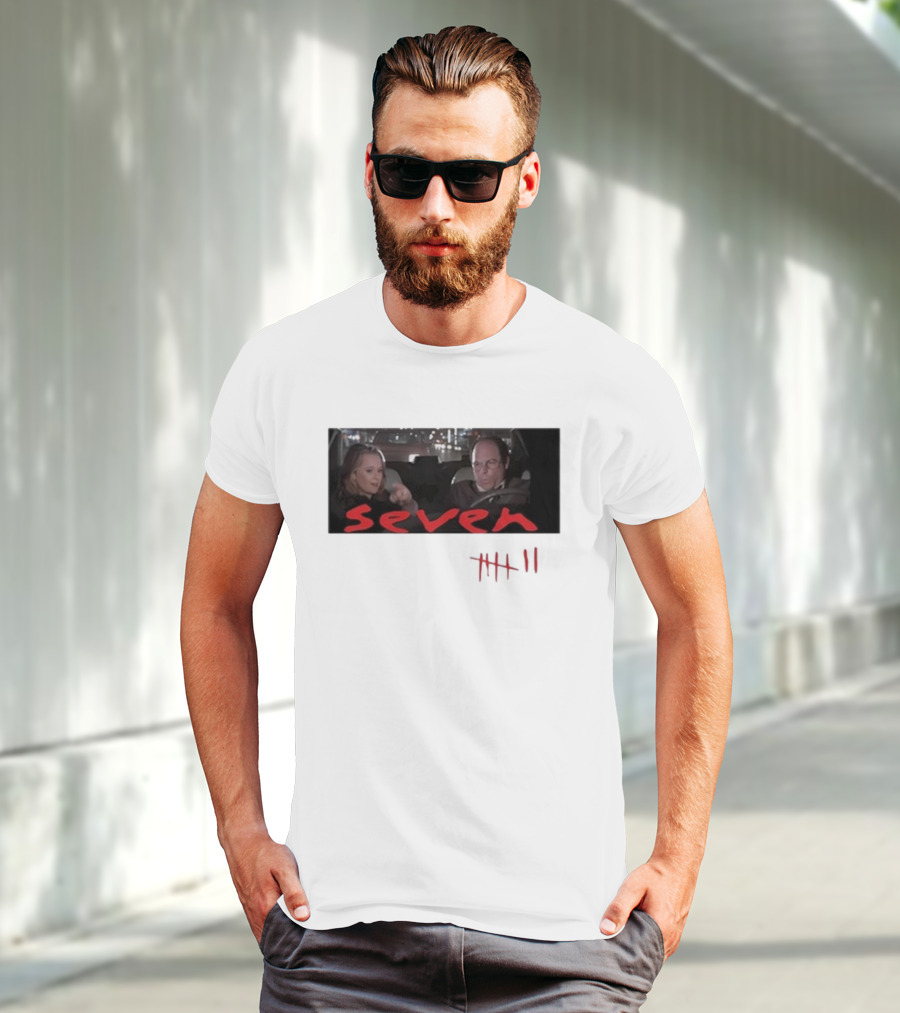 Seven Seinfeld Car Scene Parody With Tally Marks T-Shirt