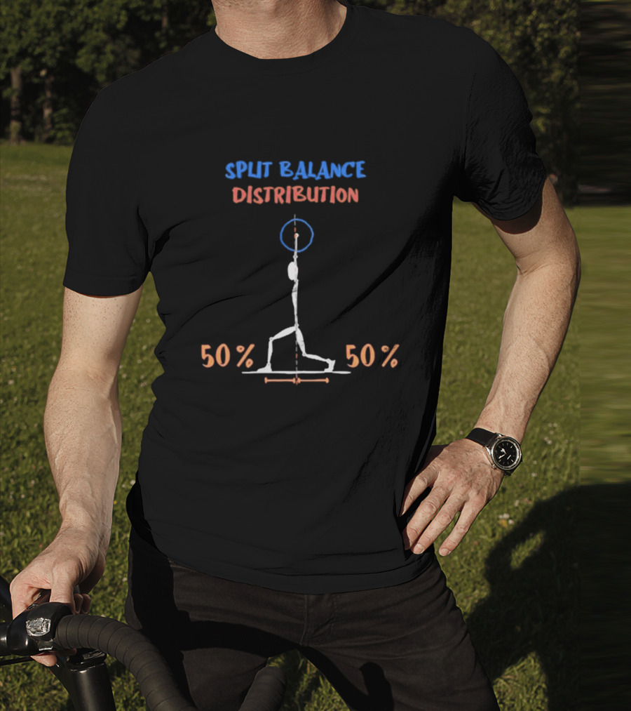 Split Balance Distribution 50% 50% T-Shirt