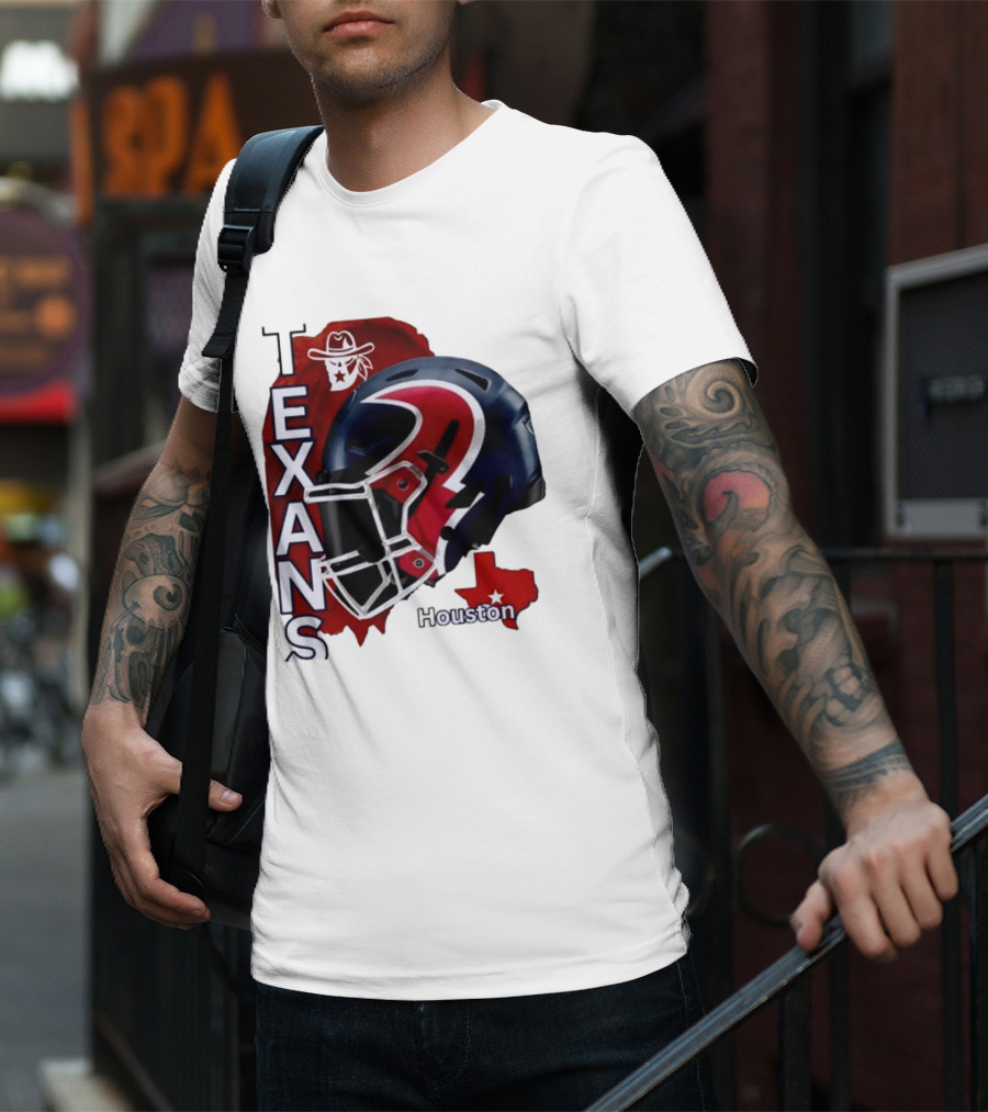 Texans Houston Team Spirit Sports Helmet Texans T-Shirt