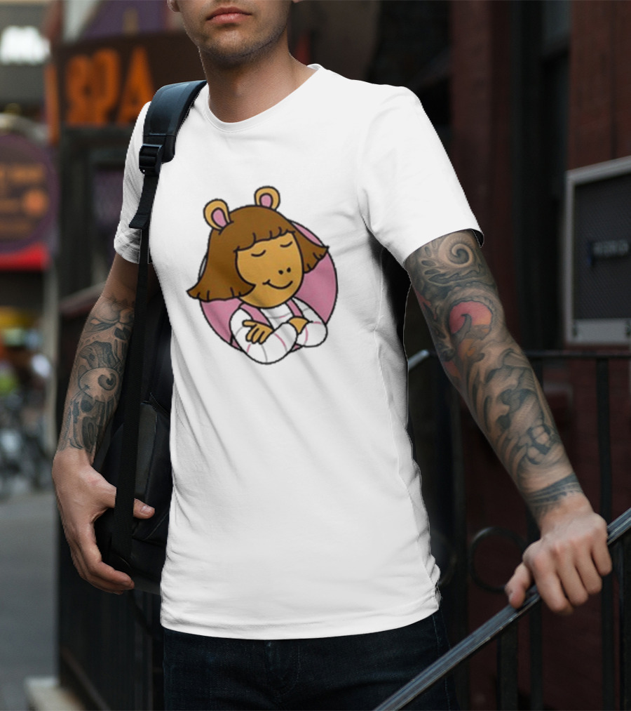 Arthur DW Cartoon Crossed Arms Confident Pose T-Shirt