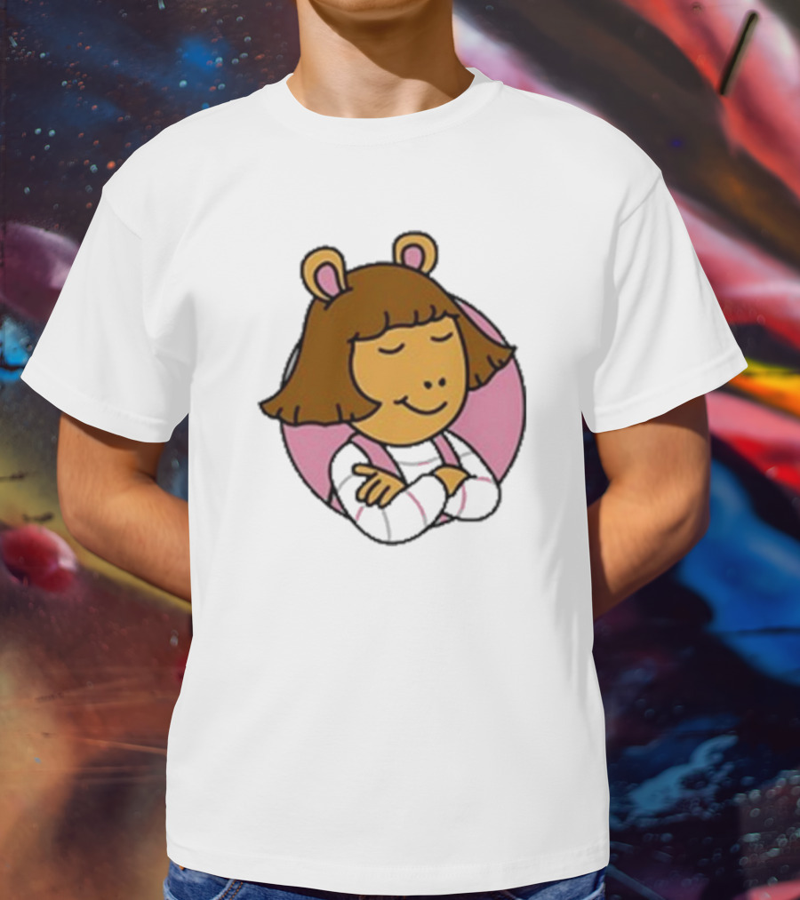 Arthur DW Cartoon Crossed Arms Confident Pose T-Shirt