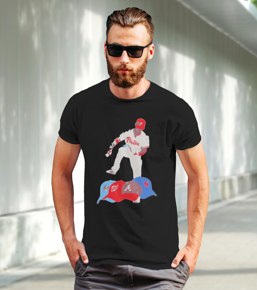 Philadelphia Phillies Stomp Atlanta Washington New York Miami NL East Champs T-Shirt