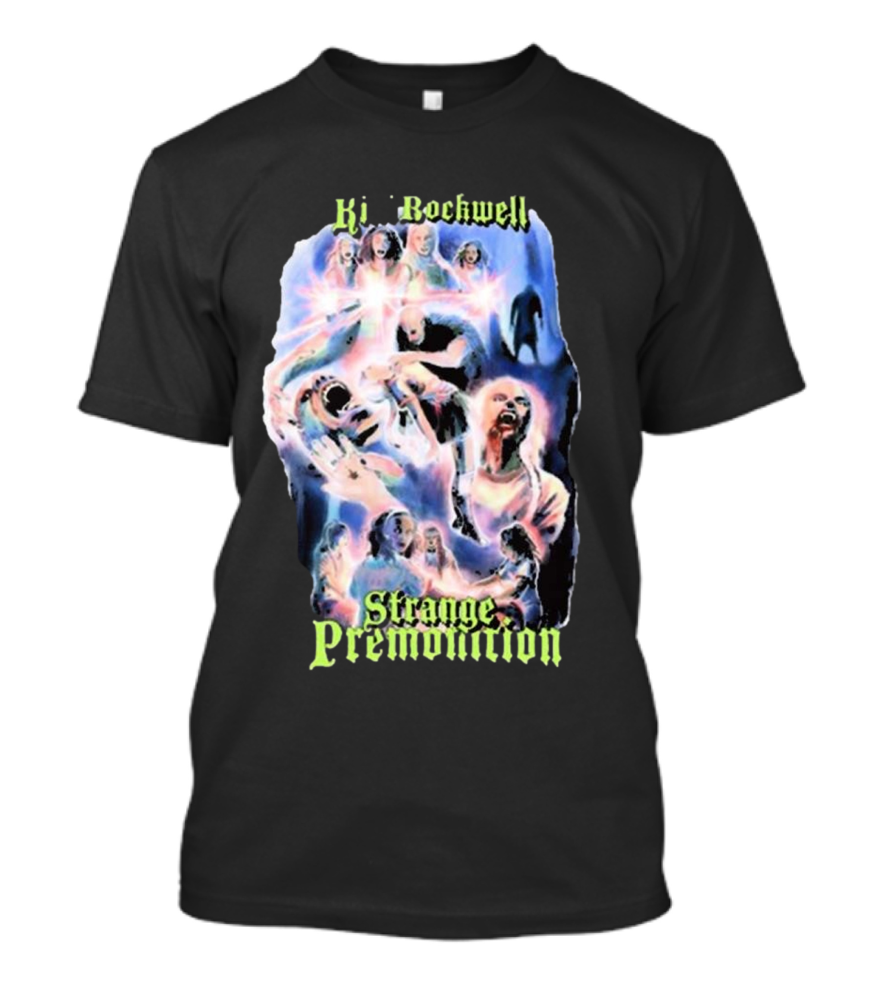 Ki Rockwell Strange Premonition 80s Movie Horror Psychedelic T-Shirt