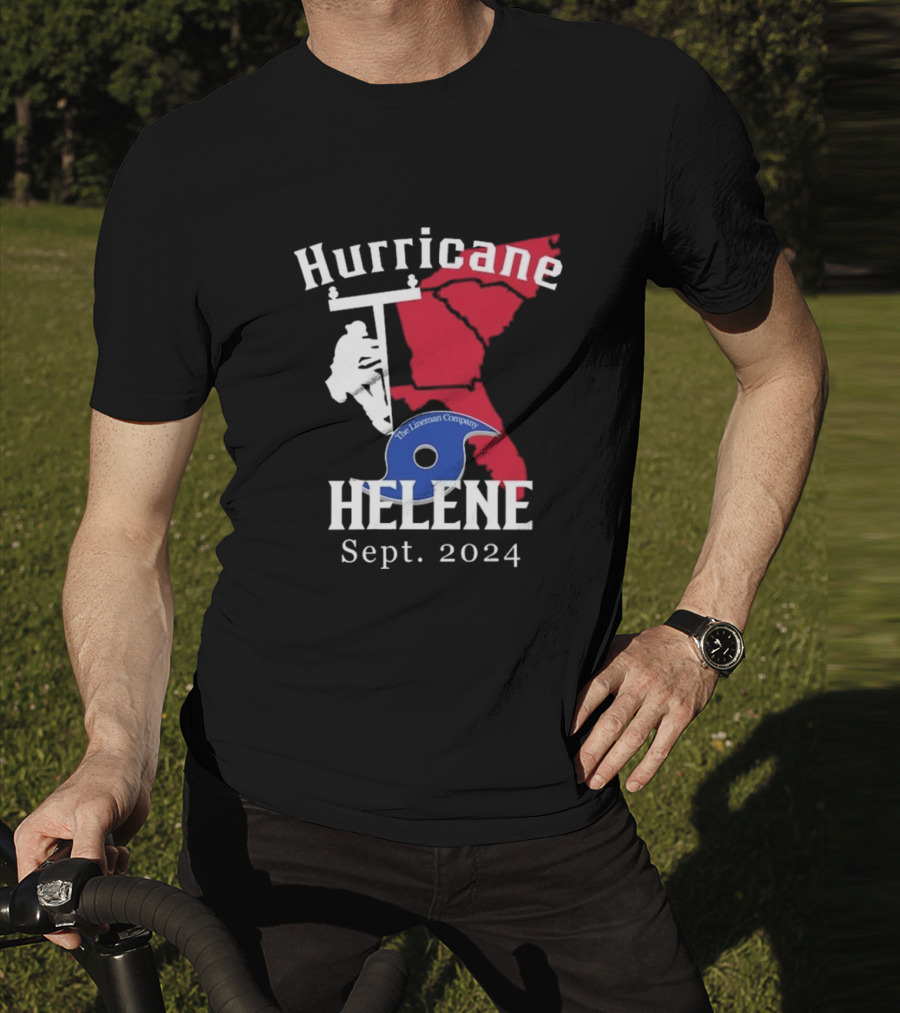 Hurricane Helene The Lineman Company Sept. T-Shirt