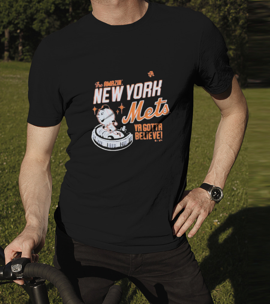 The Amazin' New York Mets Ya Gotta Believe Mr. Met T-Shirt