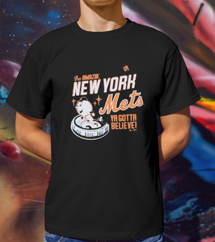The Amazin' New York Mets Ya Gotta Believe Mr. Met T-Shirt
