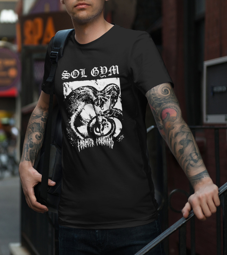 SOL GYM Forever Forward Cyclist Determination T-Shirt