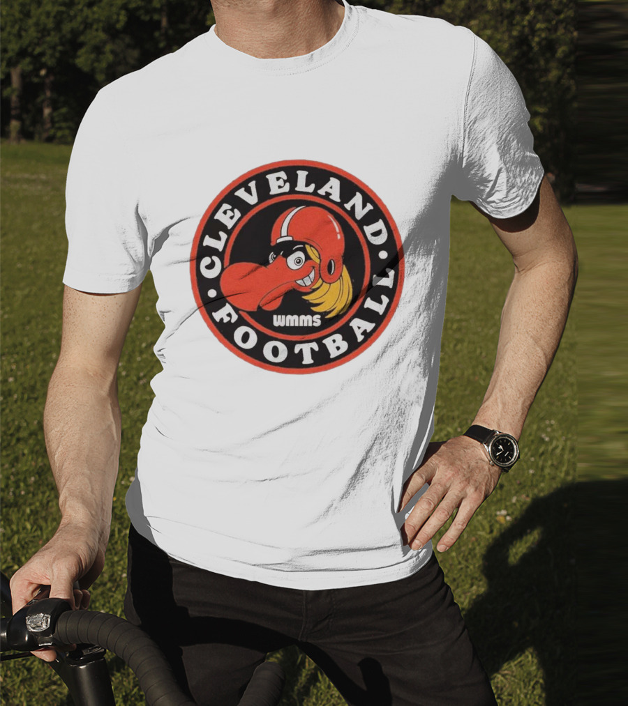 WMMS Cleveland Football 100.7 FM NFL Browns T-Shirt