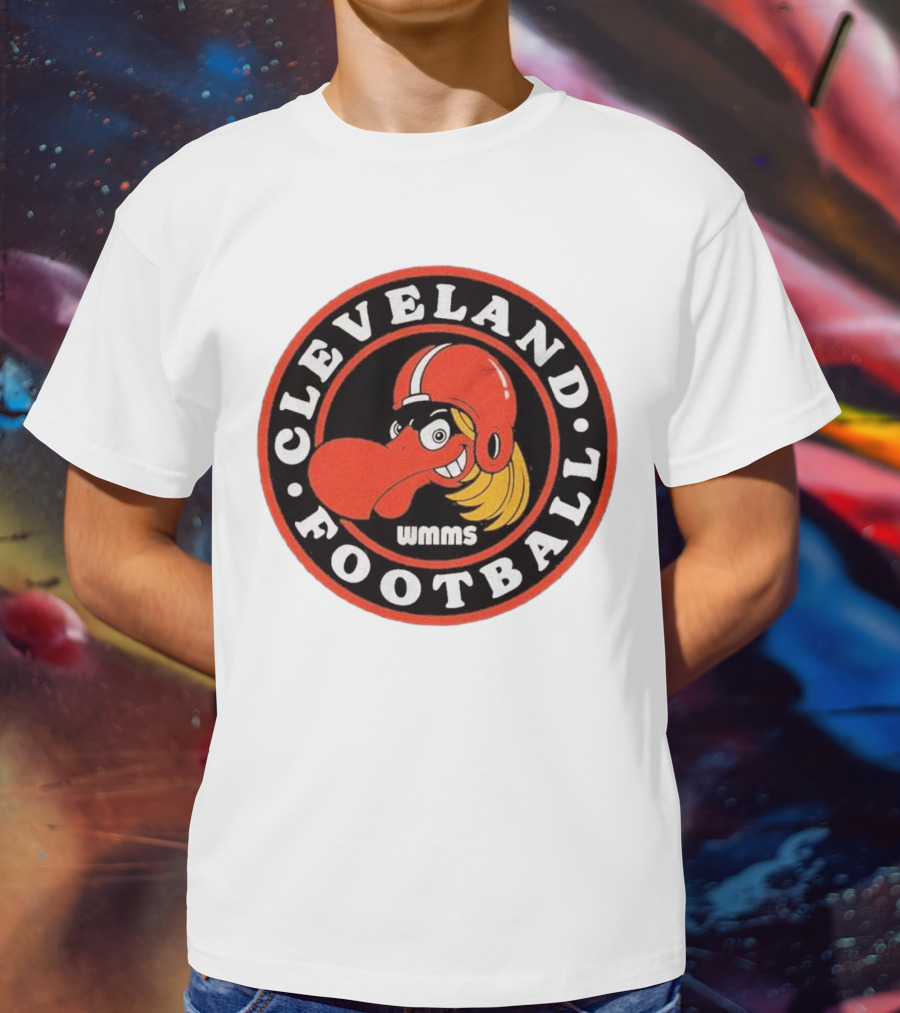 WMMS Cleveland Football 100.7 FM NFL Browns T-Shirt