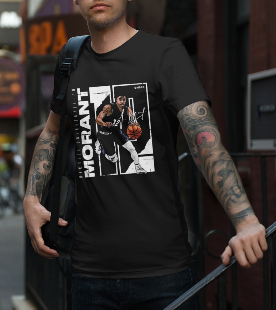 Ja Morant Memphis Basketball NBPA Signature Morant 12 T-Shirt