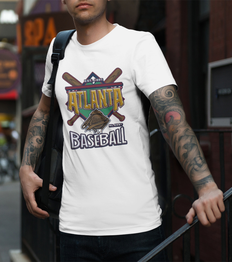 Atlanta Baseball EST 1891 NL East ATL T-Shirt