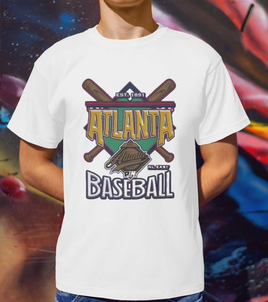 Atlanta Baseball EST 1891 NL East ATL T-Shirt