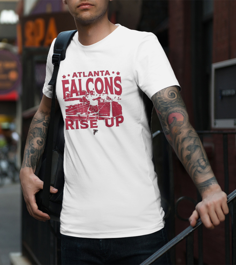 Atlanta Falcons Rise Up Vintage Stadium Gameday T-Shirt