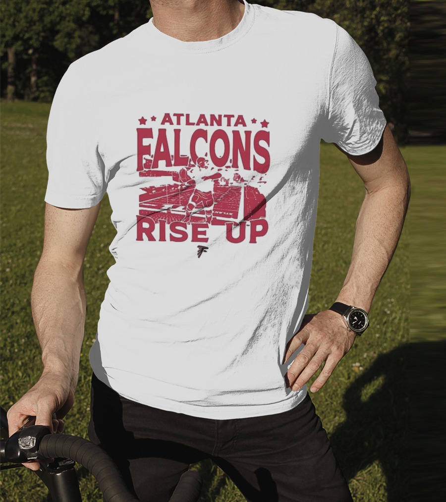 Atlanta Falcons Rise Up Vintage Stadium Gameday T-Shirt