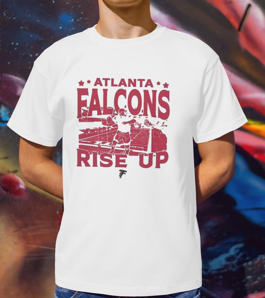 Atlanta Falcons Rise Up Vintage Stadium Gameday T-Shirt
