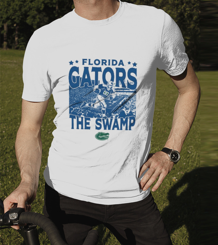 Florida Gators The Swamp Vintage Stadium Football Player Gameday T-Shirt