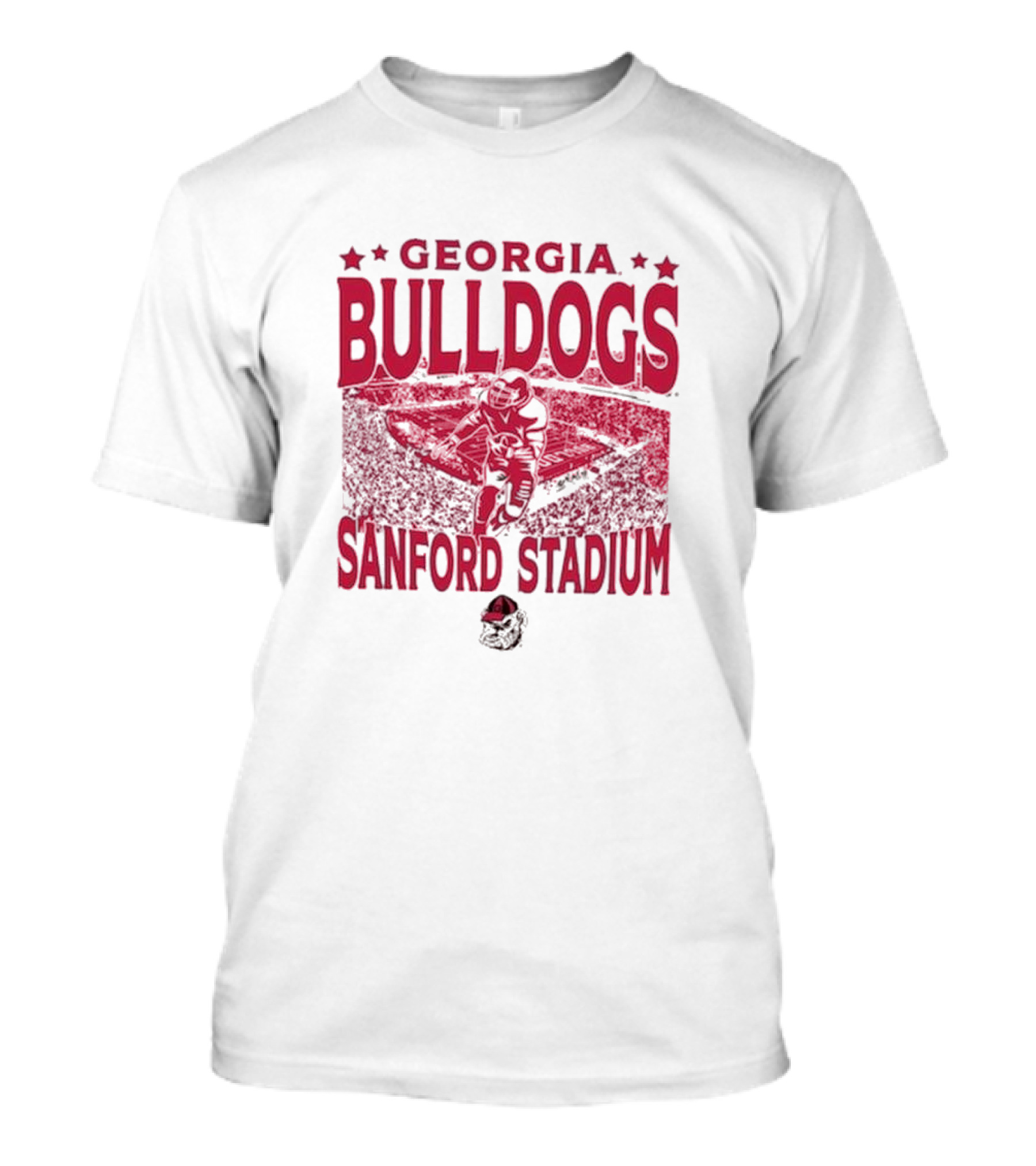 Georgia Bulldogs Sanford Stadium Vintage Gameday T-Shirt