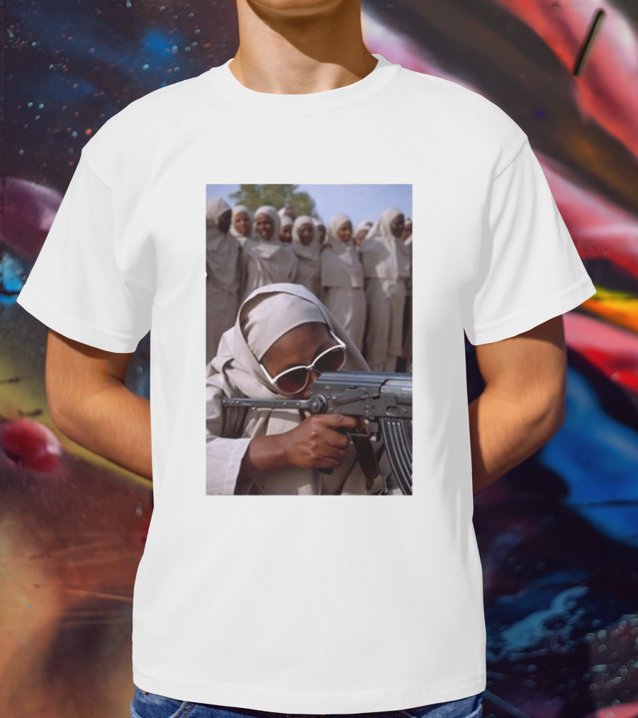 Mena Visuals Women Gun Training Sudan 1993 T-Shirt