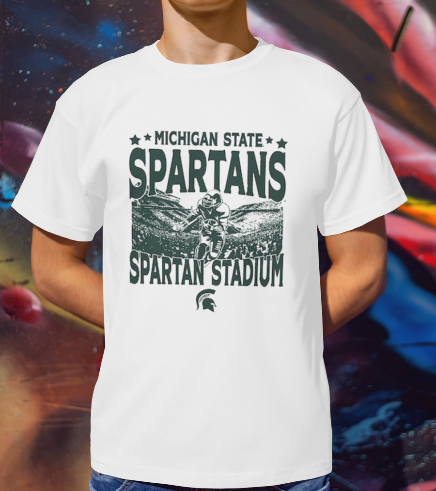 Michigan State Spartans Spartan Stadium Vintage Gameday T-Shirt