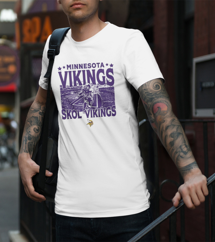 Minnesota Vikings Skol Vintage Stadium Gameday Vikings T-Shirt