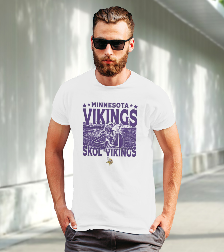Minnesota Vikings Skol Vintage Stadium Gameday Vikings T-Shirt