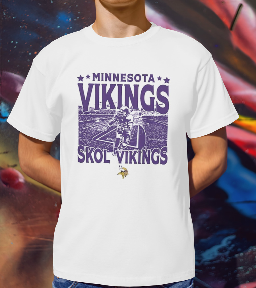 Minnesota Vikings Skol Vintage Stadium Gameday Vikings T-Shirt