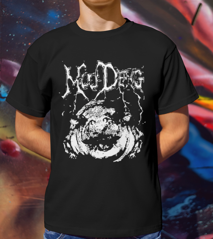 Moo Deng Metal Hippo With Electric Arcs T-Shirt