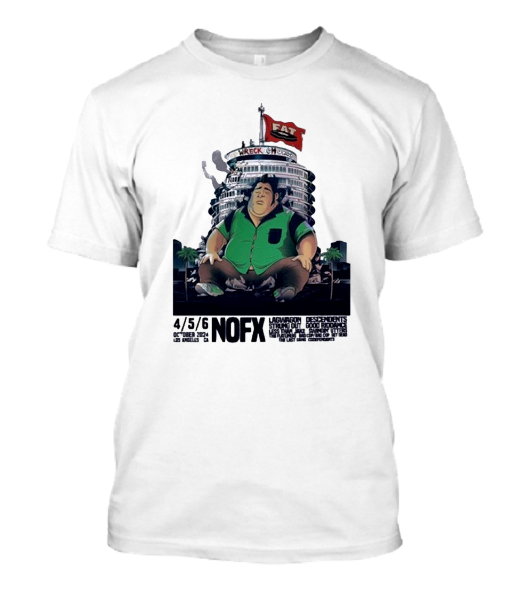 NOFX Fat Wreck Los Angeles October 4-5-6 T-Shirt